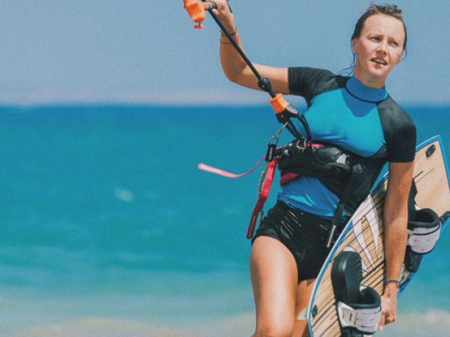 Curso básico de kitesurf
